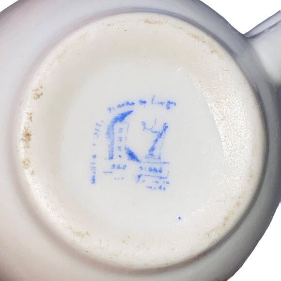 Gran Hotel Diligencias Porcelain Espresso Cup White & Blue - Picture 6 of 6